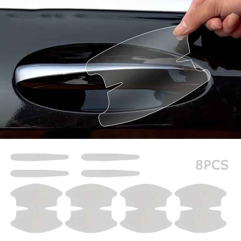 Clear TPU anti-scratch protection film for car door handle cups