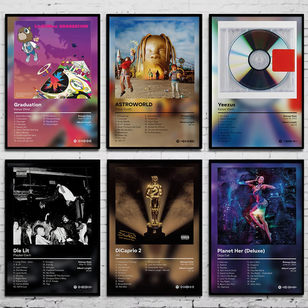 Hip hop album cover canvas poster prints