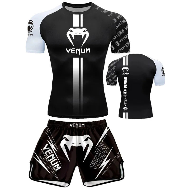 Muay Thai Training T-Shirt and Shorts Set — product image 7