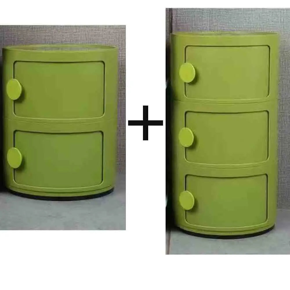 Plastic Nightstand — 5-Drawer Bedside Storage Table — product image 49