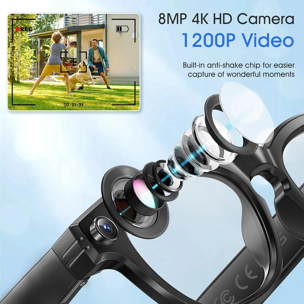 Smart AI Camera Glasses — Photo, Video, Calls & Colour-Changing Lenses — product image 2