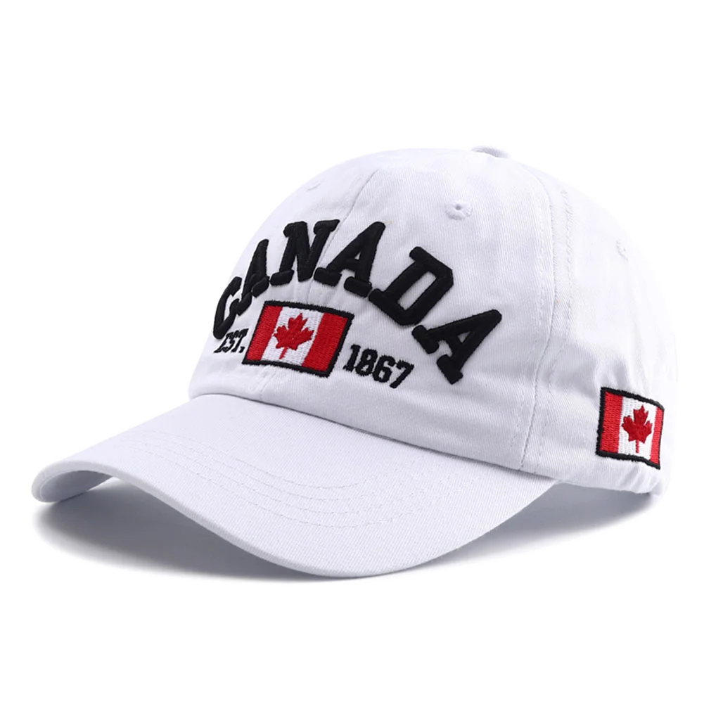 Canada Flag Embroidered Baseball Cap — Adjustable Snapback — product image 8