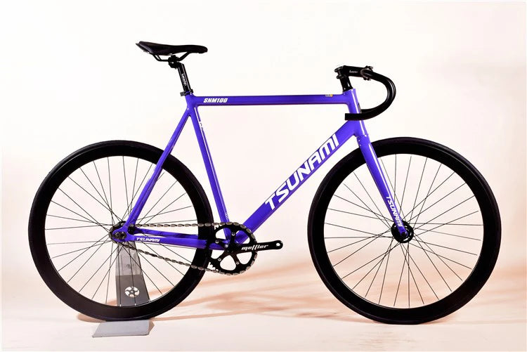 Tsunami Fixed Gear Bike SNM100 Aluminum Alloy Frame Fixie Single Speed Bicycle 700C Fits V-brakes For — product image 8