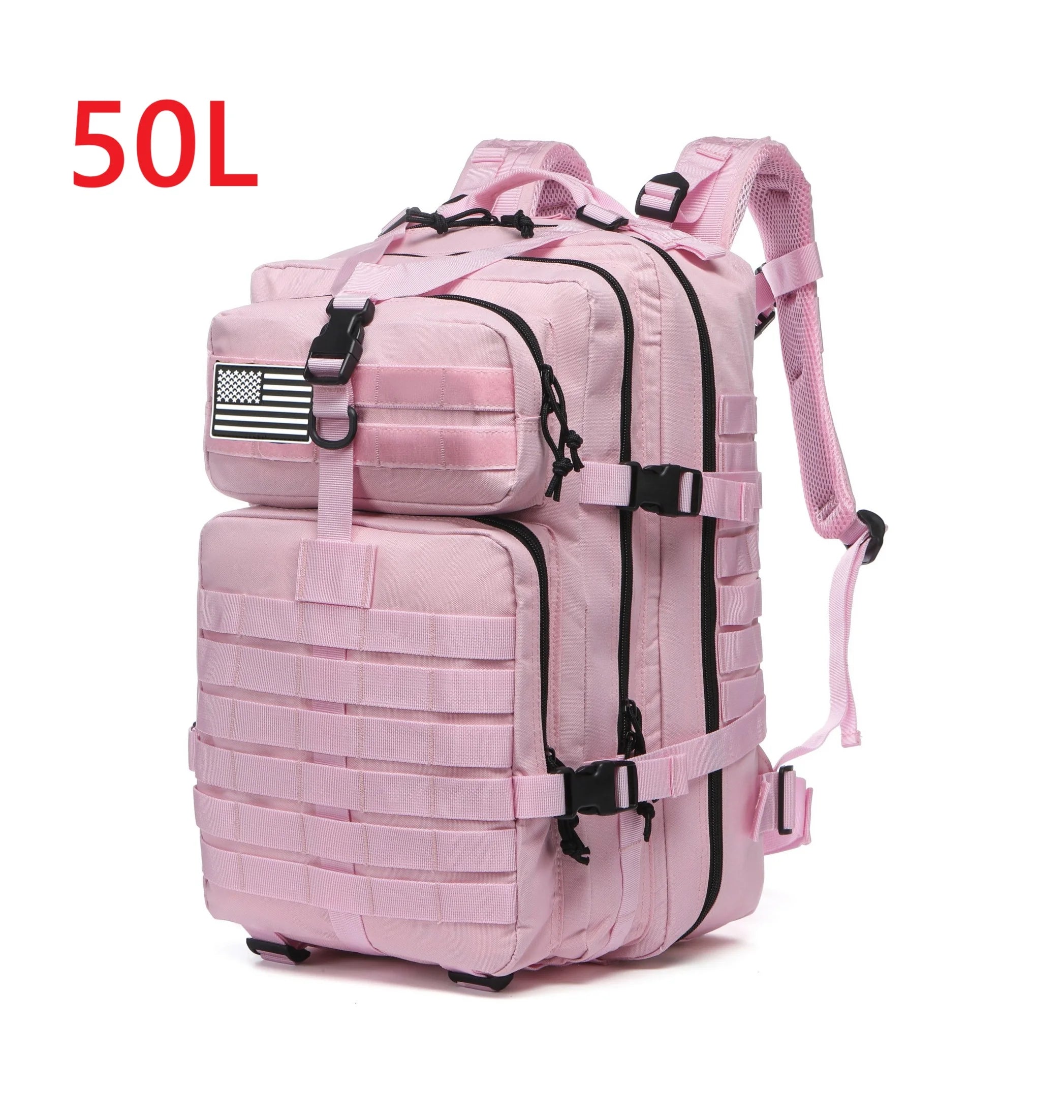 50L Tactical Backpack — Waterproof Nylon, Hiking & Camping — product image 11