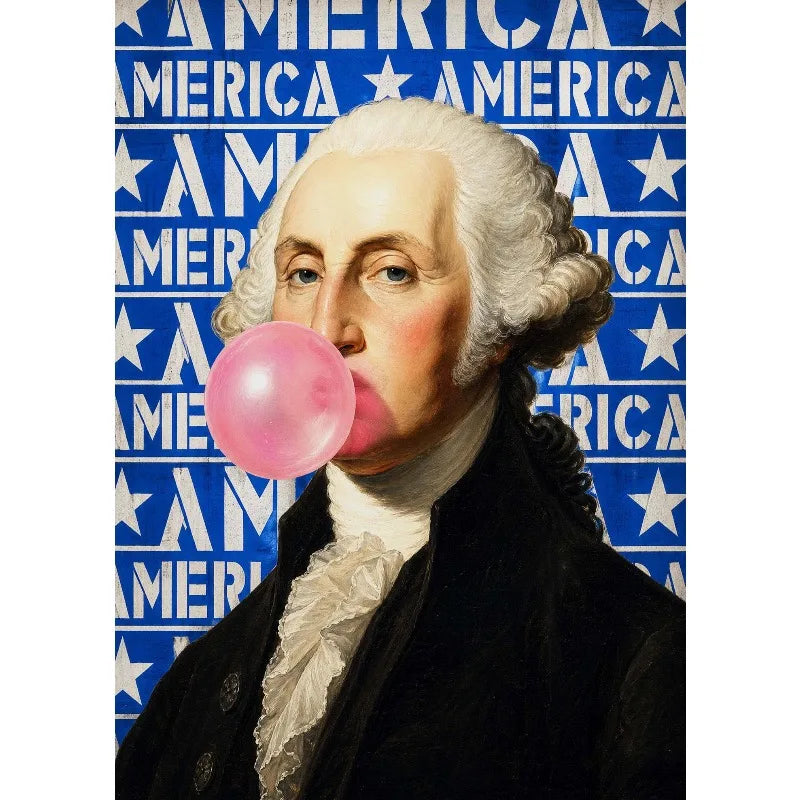 Founding Fathers Pop Art Canvas Print — Bubblegum Design — product image 14