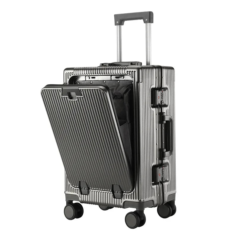 Aluminium Frame Trolley Suitcase — USB Port, 20" & 24" — product image 9