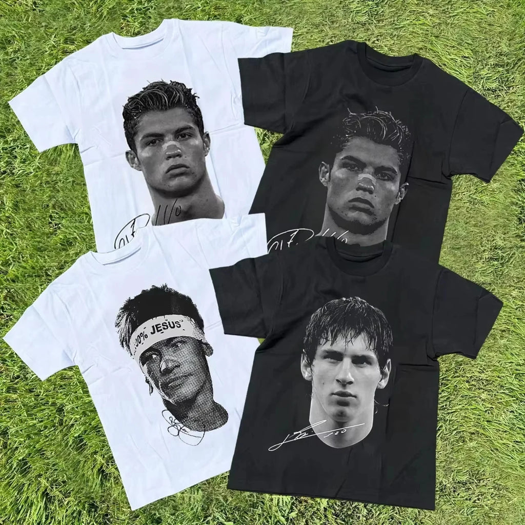Football Superstars Portrait T-Shirt