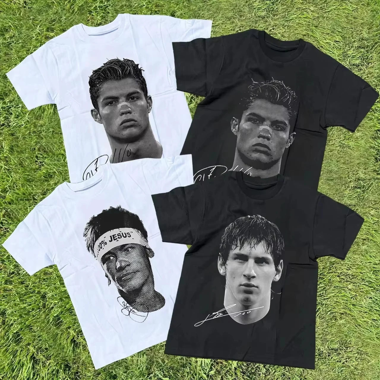 Football Superstars Portrait T-Shirt