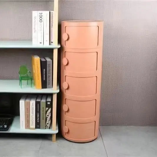 Plastic Nightstand — 5-Drawer Bedside Storage Table — product image 31