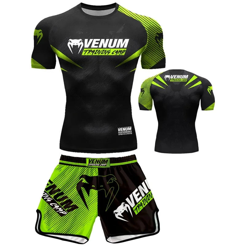 Muay Thai Training T-Shirt and Shorts Set — product image 9