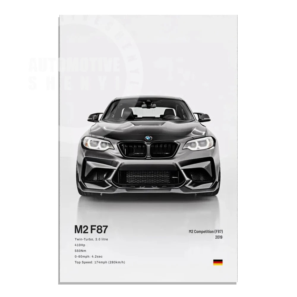 Supercar Canvas Wall Art Poster — Unframed, Choice of Designs — product image 18