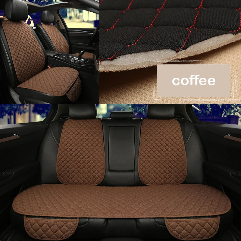 Linen Car Seat Covers — Breathable Flax, Front, Rear or Full Set — product image 18