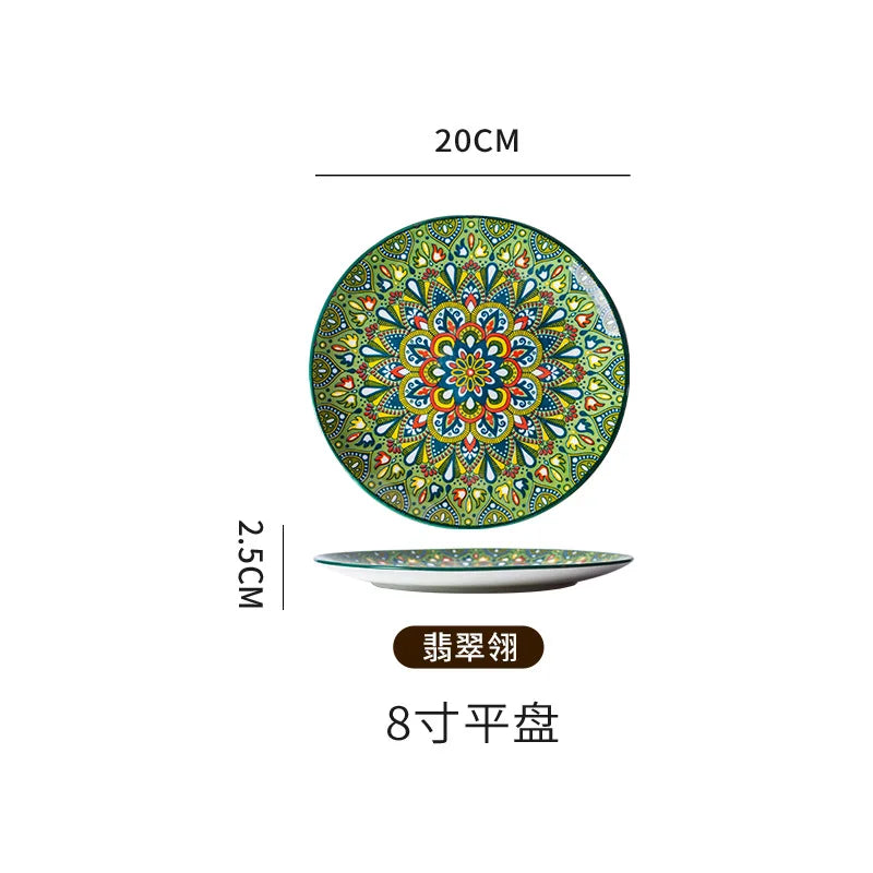 Vintage Ceramic Plates — Flat & Shallow, Steak and Pasta — product image 13