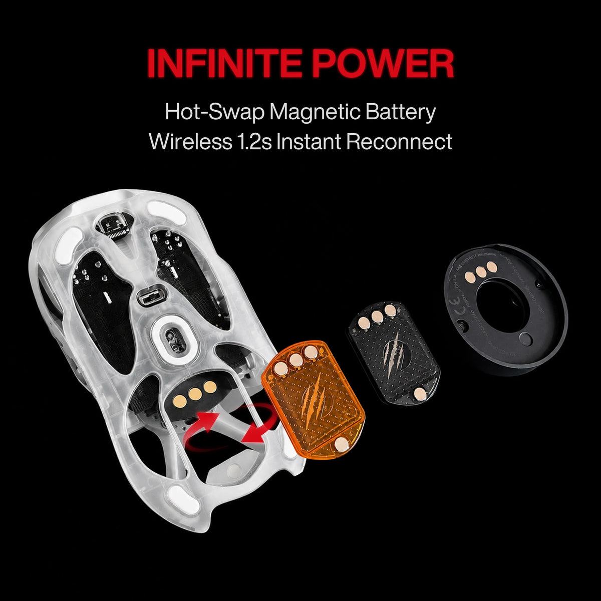 Angry Miao Infinity Wireless Gaming Mouse — PAW3950, Tri-Mode — product image 3