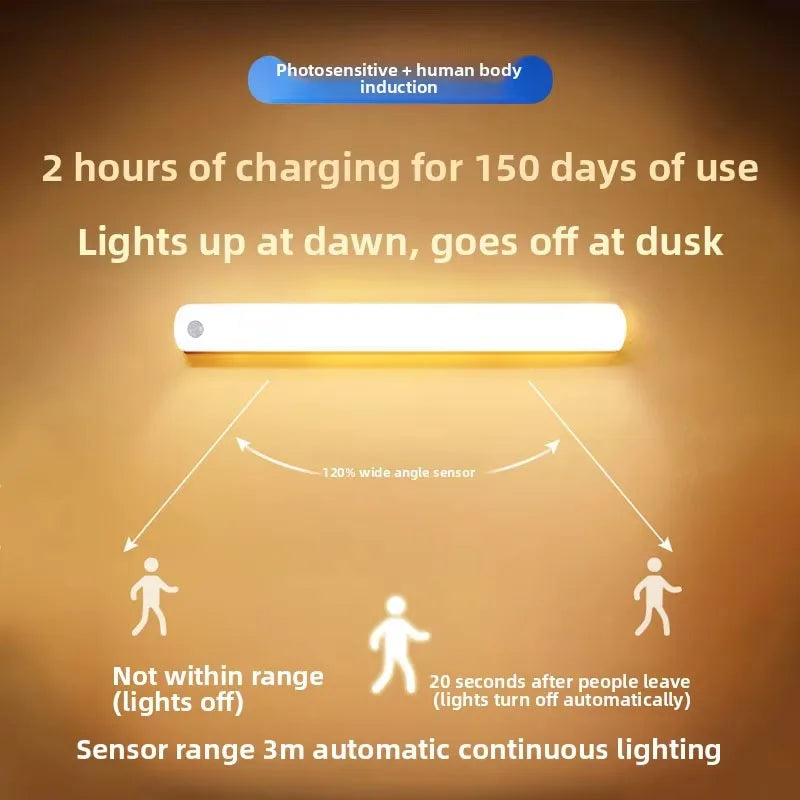 Motion Sensor LED Night Light No Drill Magnetic Stick On for Closet Wardrobe Stair Car Interior RV — product image 3