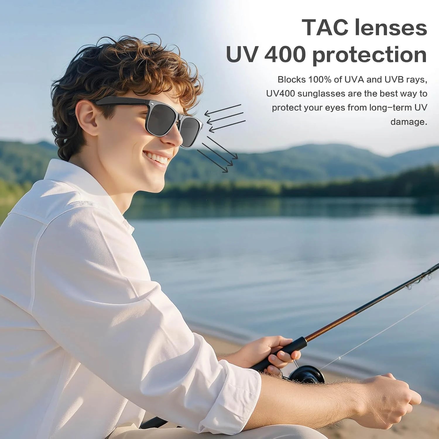 Smart AI Camera Glasses — Photo, Video, Calls & Colour-Changing Lenses — product image 4