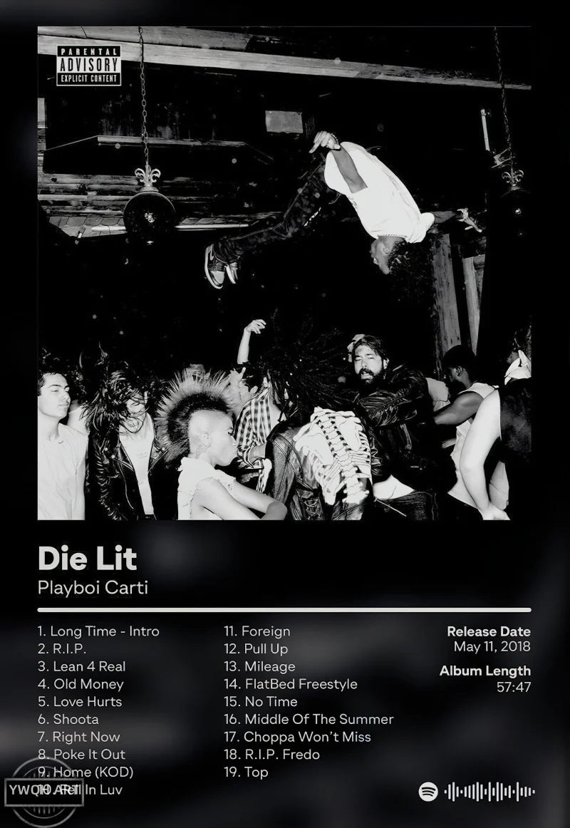 Hip Hop Album Cover Canvas Posters — Unframed Wall Art — product image 31