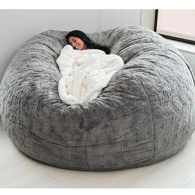 Fur-Style Bean Bag Sofa Chair — Single Seat — product image 15