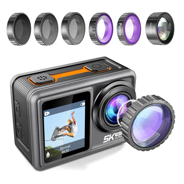 4K 60fps Action Camera — Diving Mode, Replaceable Battery — product image 2