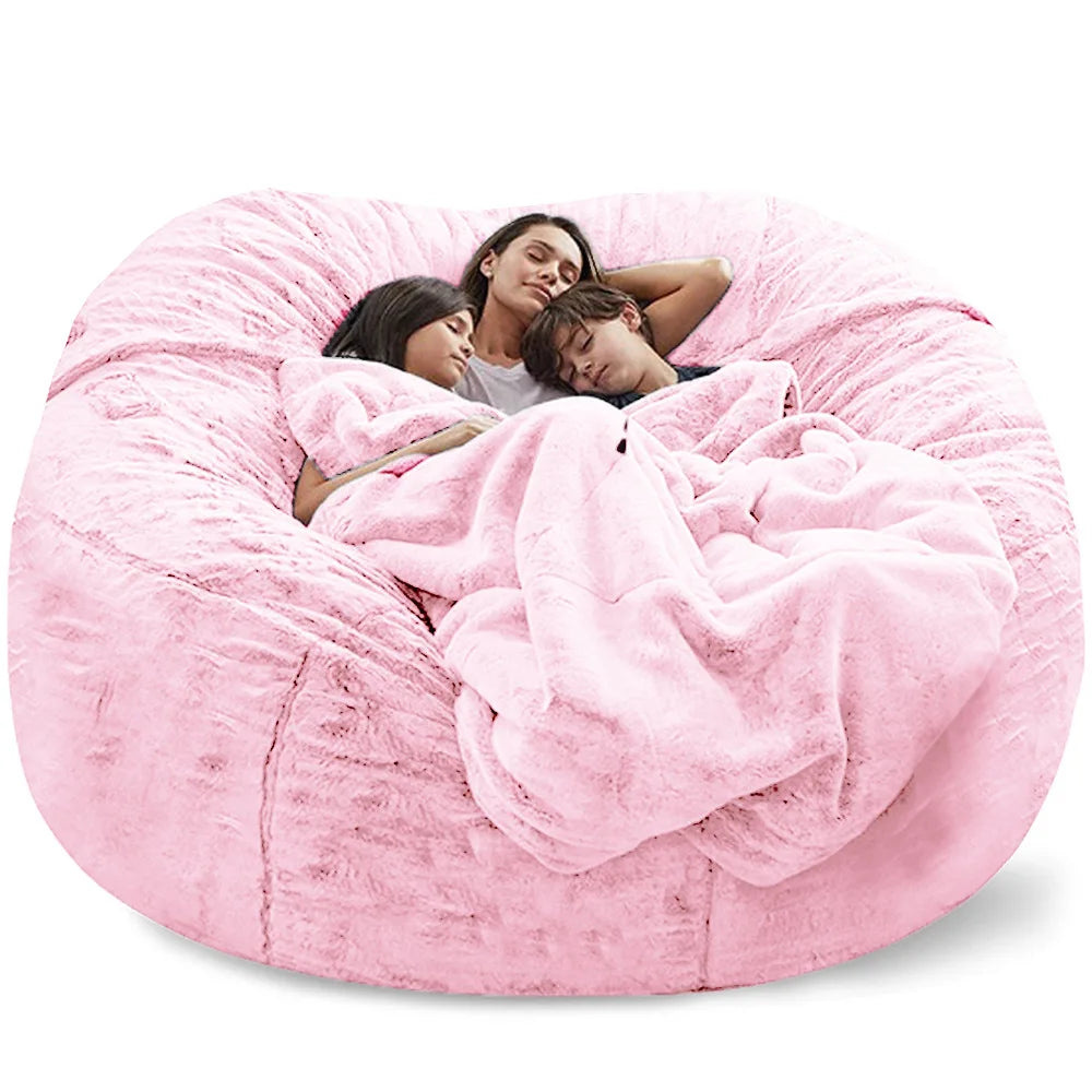 Fur-Style Bean Bag Sofa Chair — Single Seat — product image 3