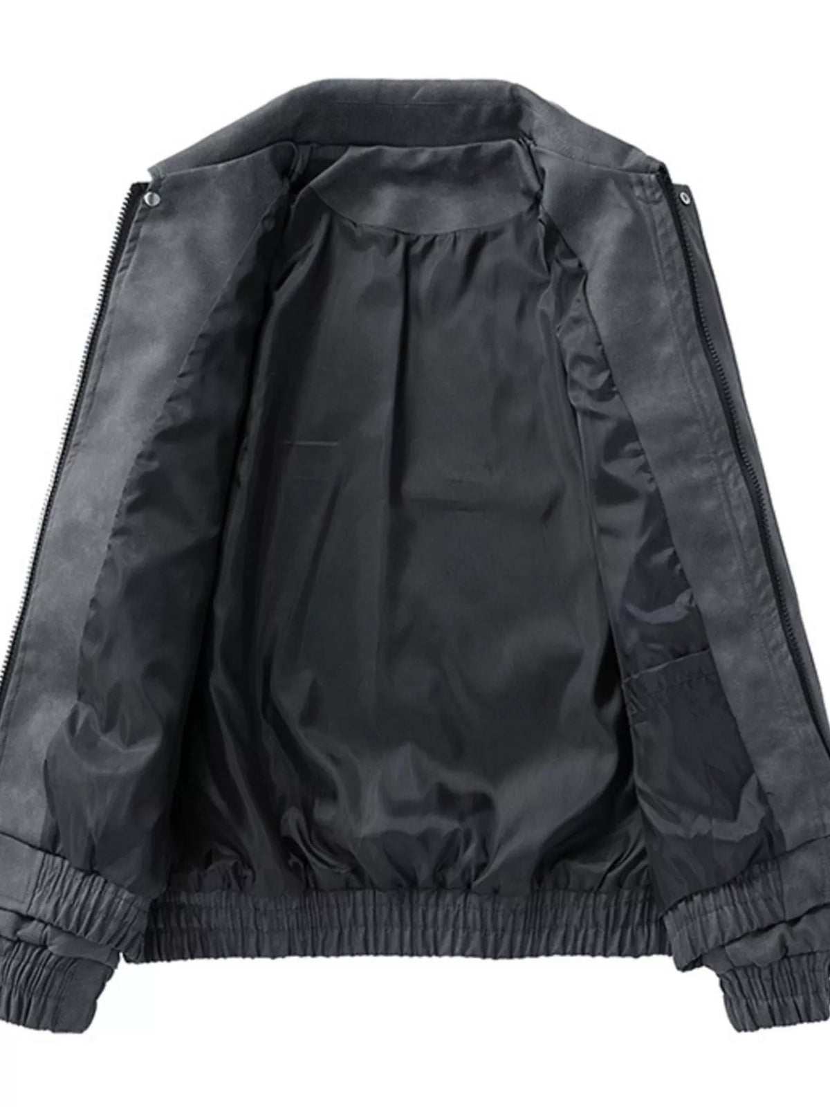 Men's Plus Size Embroidered Elastic Waist Casual Jacket — product image 6