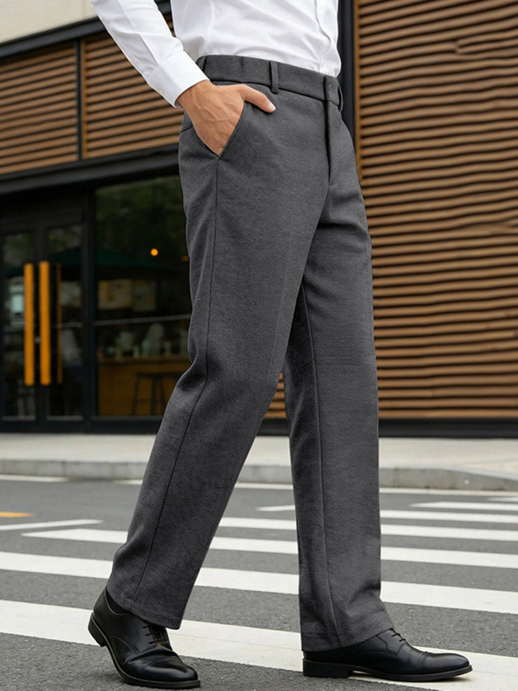 Men's Classic Fit Dress Pants — Plus Size — product image 2