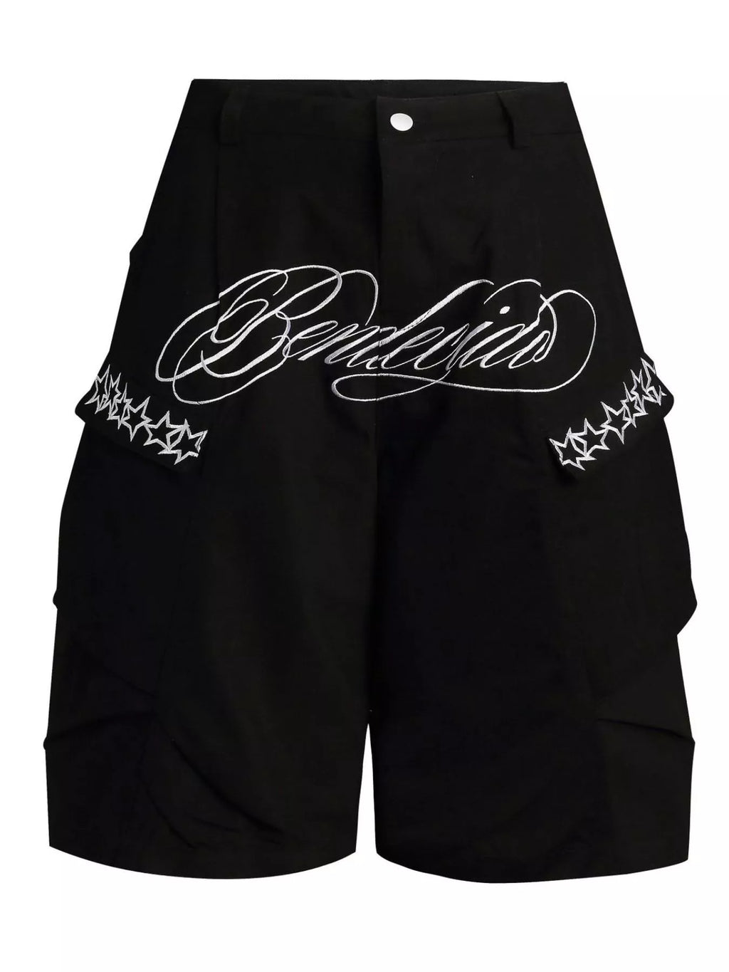 Men's embroidered cargo capris