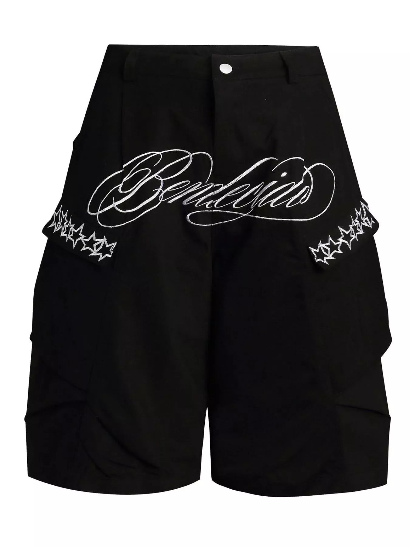 Men's embroidered cargo capris