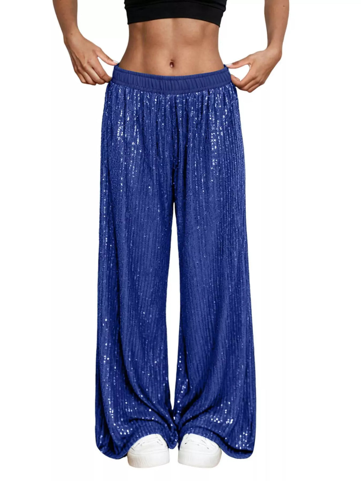 Sequin Wide-Leg Pants — product image 4