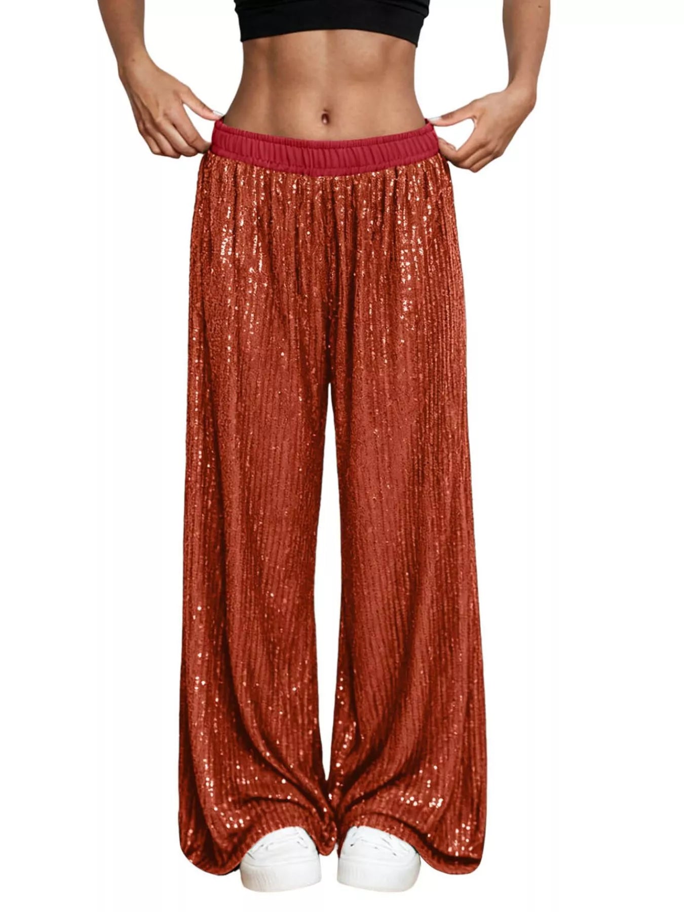 Sequin Wide-Leg Pants — product image 13