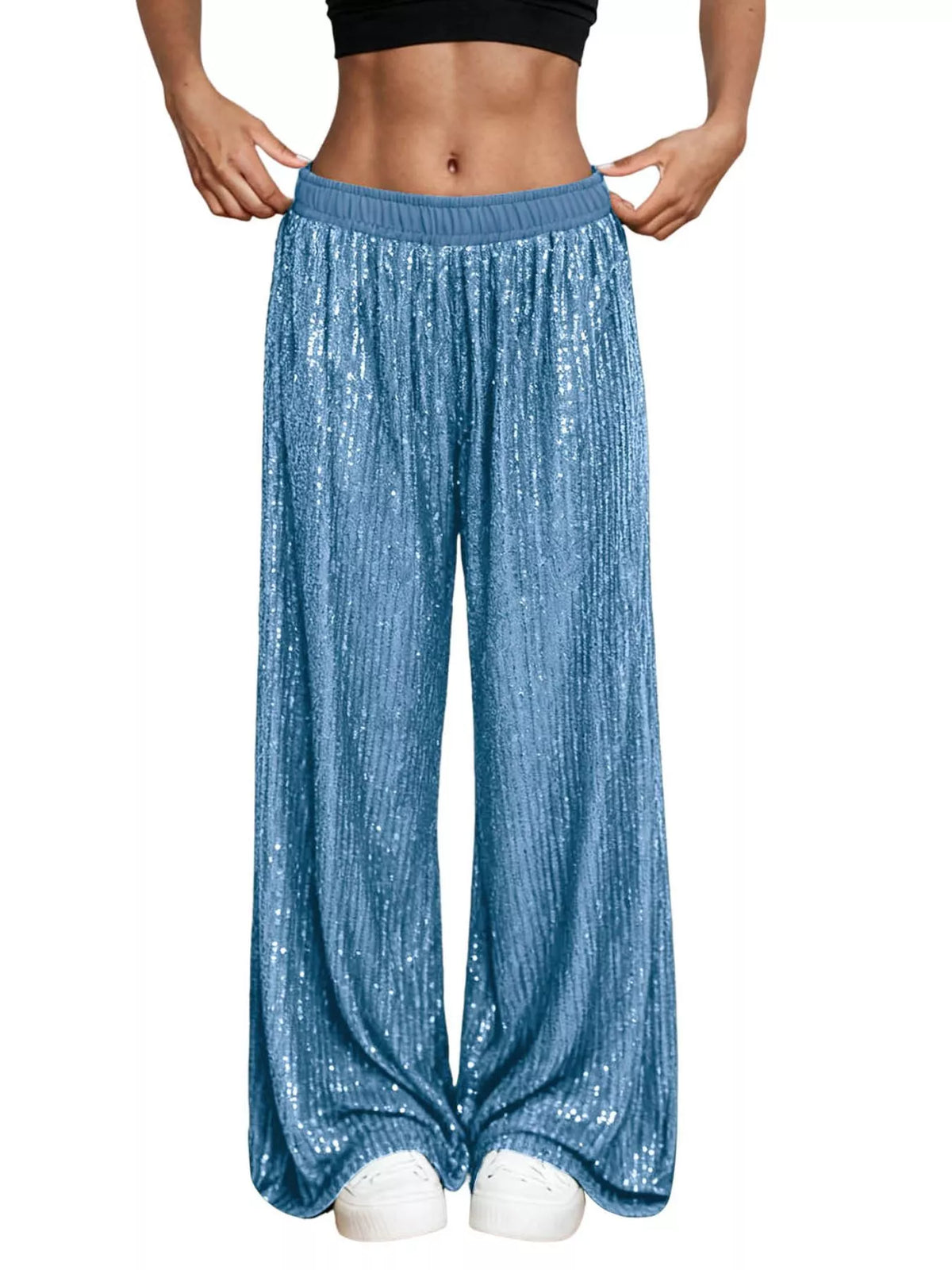 Sequin Wide-Leg Pants — product image 19