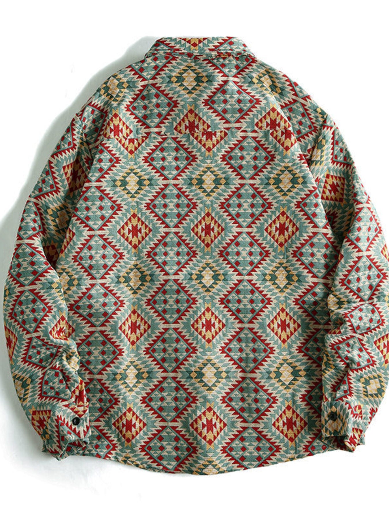 Men's Geometric Button Up Shacket — product image 4